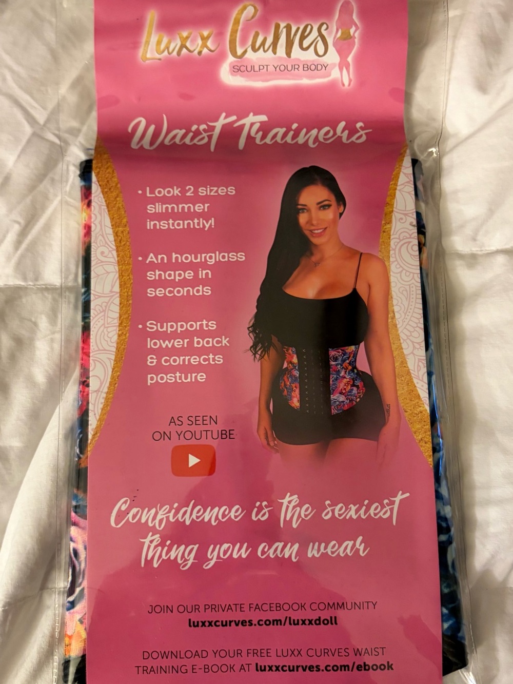 Luxx Curves Women's Floral Waist Trainer - Pink/Multicolor